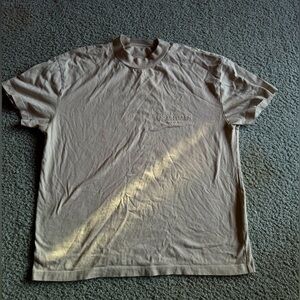 Cream color essentials men’s tee
